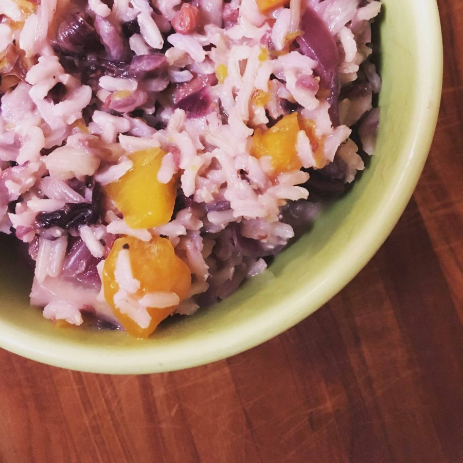 Radicchio Risotto mit Räucherlachs! – My so-called Luck